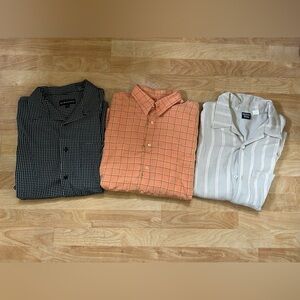 Bundle of Vintage VTG Men’s Short Sleeve Button Up Shirts All Sz L